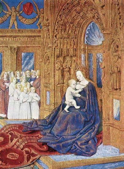 Jean Fouquet The Madonna before the Cathedral oil painting image